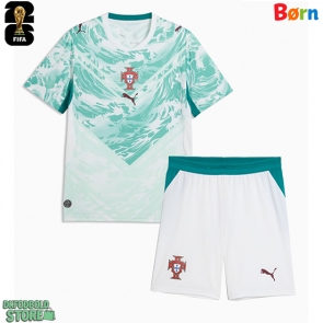 Portugal Replika Babytøj Udebanesæt Børn VM 2026 Kortærmet (+ Korte bukser)